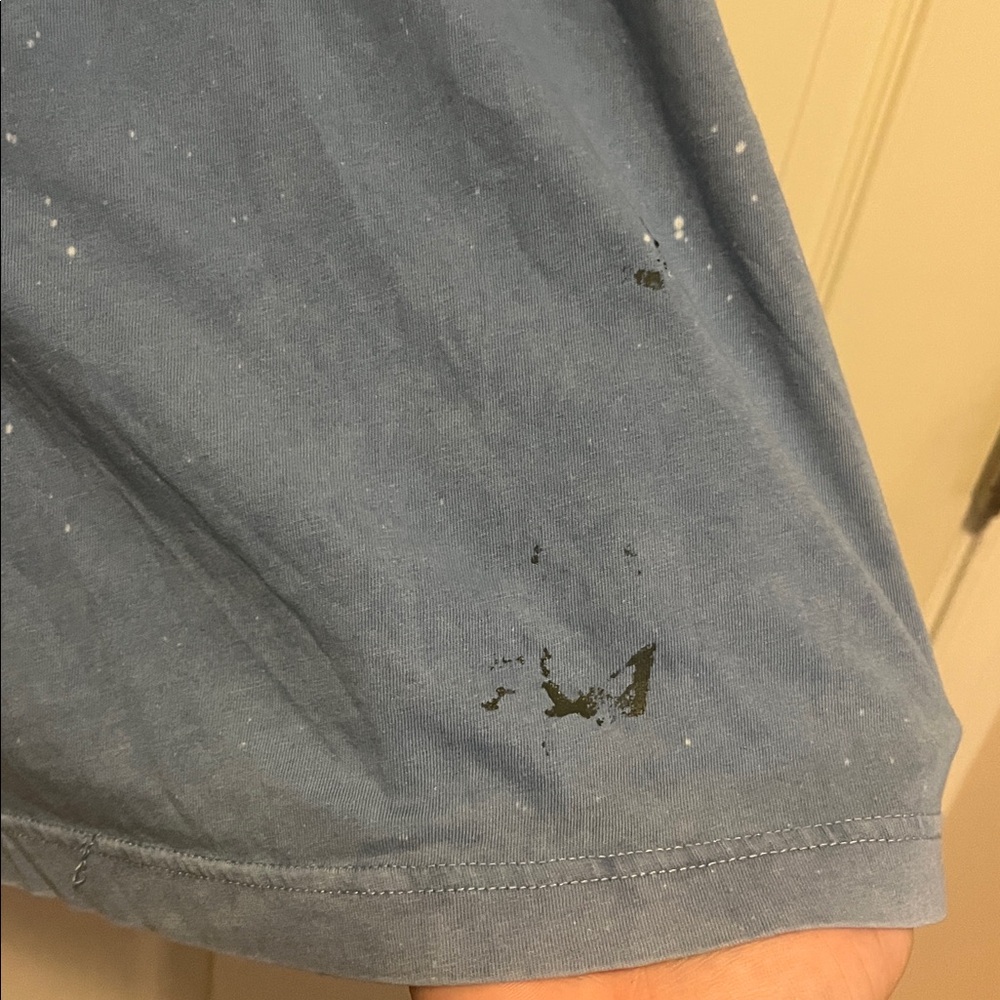 Women's Blue Short Sleeve Tee - Picture 2 of 2